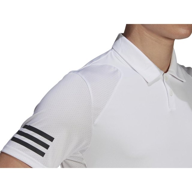 adidas white polo shirt mens
