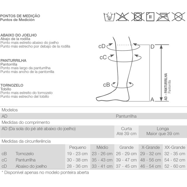 VENOSAN COMFORT COTTON COM ZIPER 20-30 AD CURTA PE ABERTO BEGE