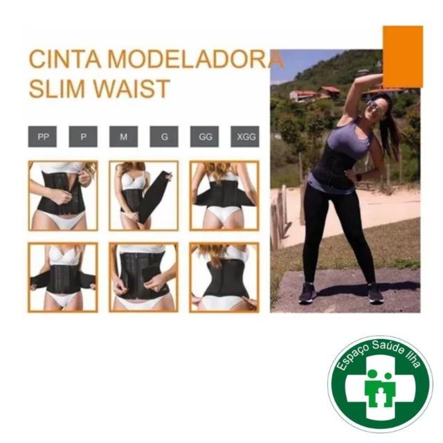 Cinta Modeladora Slim Waist Tamanho G Hidrolight