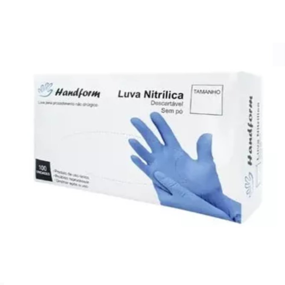 Luva Nitrilica Azul S/Po Tam G - Handform Robisa.. | Espaço Saúde ...