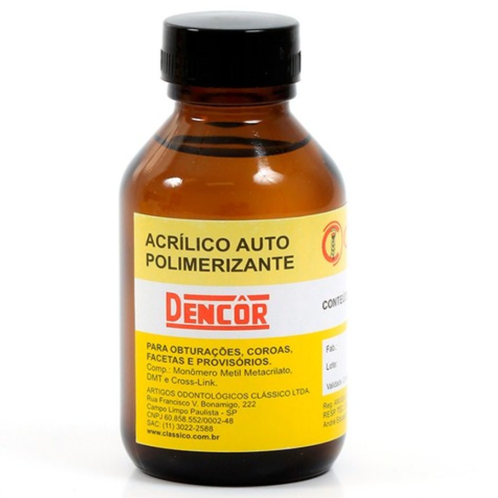 Resina Dencor Liquido 60ML - CLASSICO | Espaço Saúde Material Hospitalar