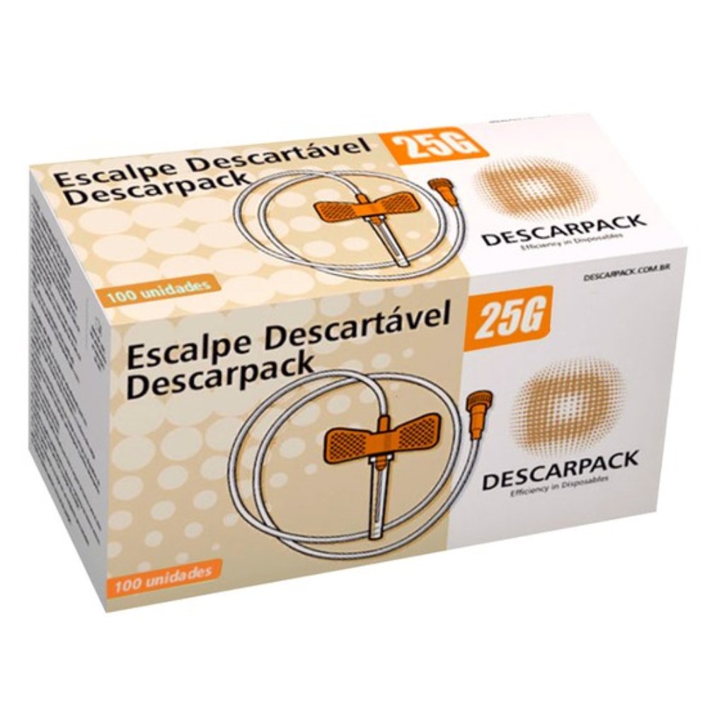 Scalp 25G Descarpack | Espaço Saúde Material Hospitalar