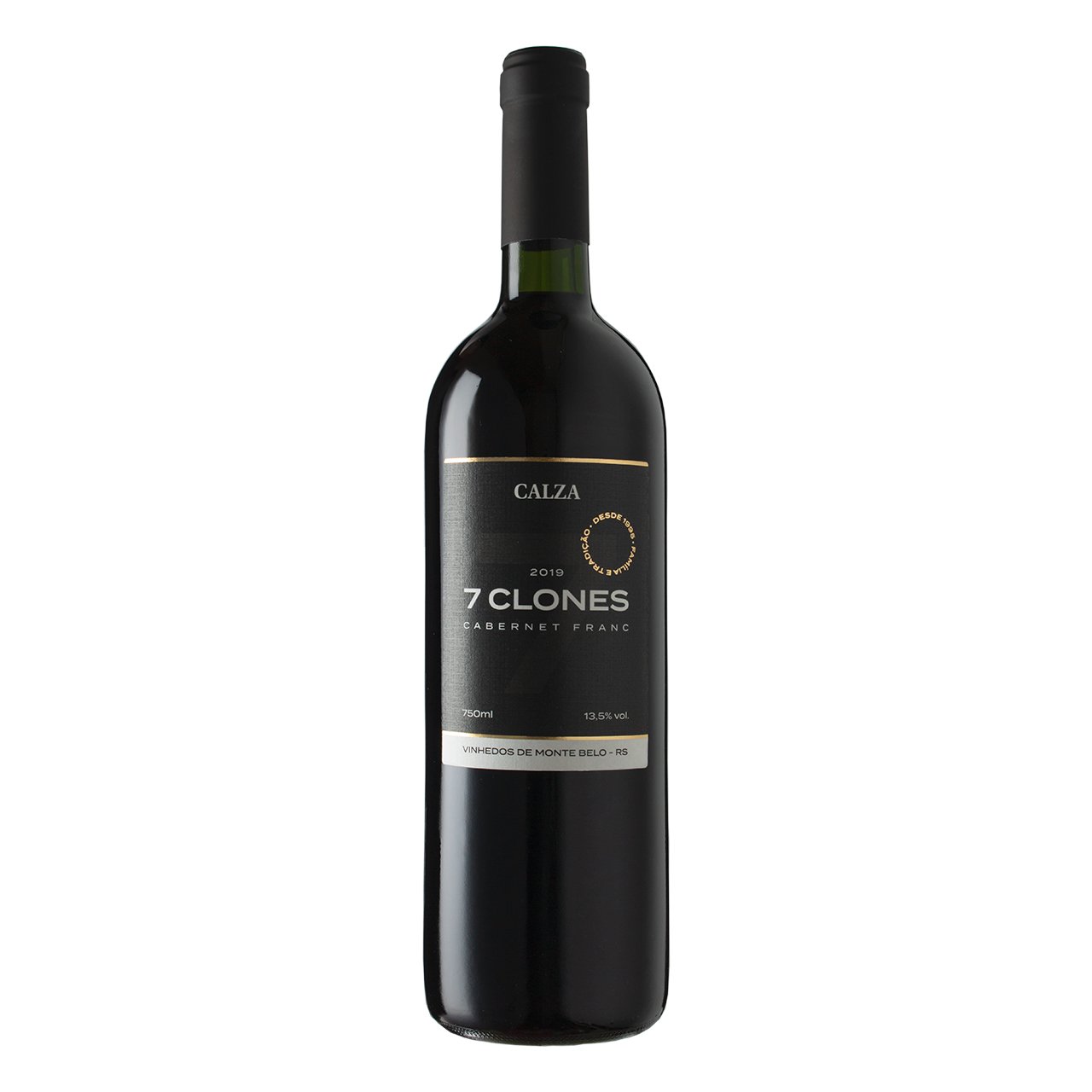 Vinho TInto Calza 7 Clones Cabernet Franc | Emporio Vino do Sul