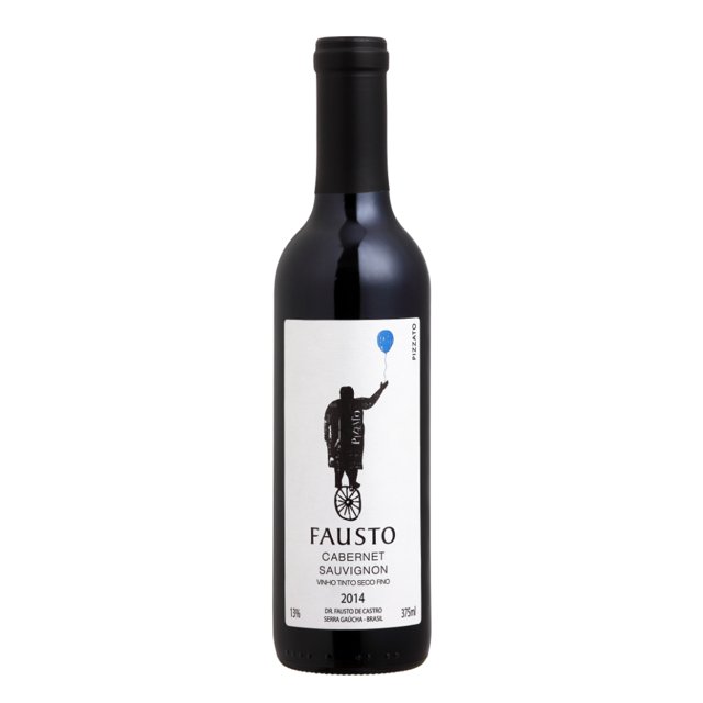 Vinho Tinto Fausto de Pizzato Cabernet Sauvignon 375ml