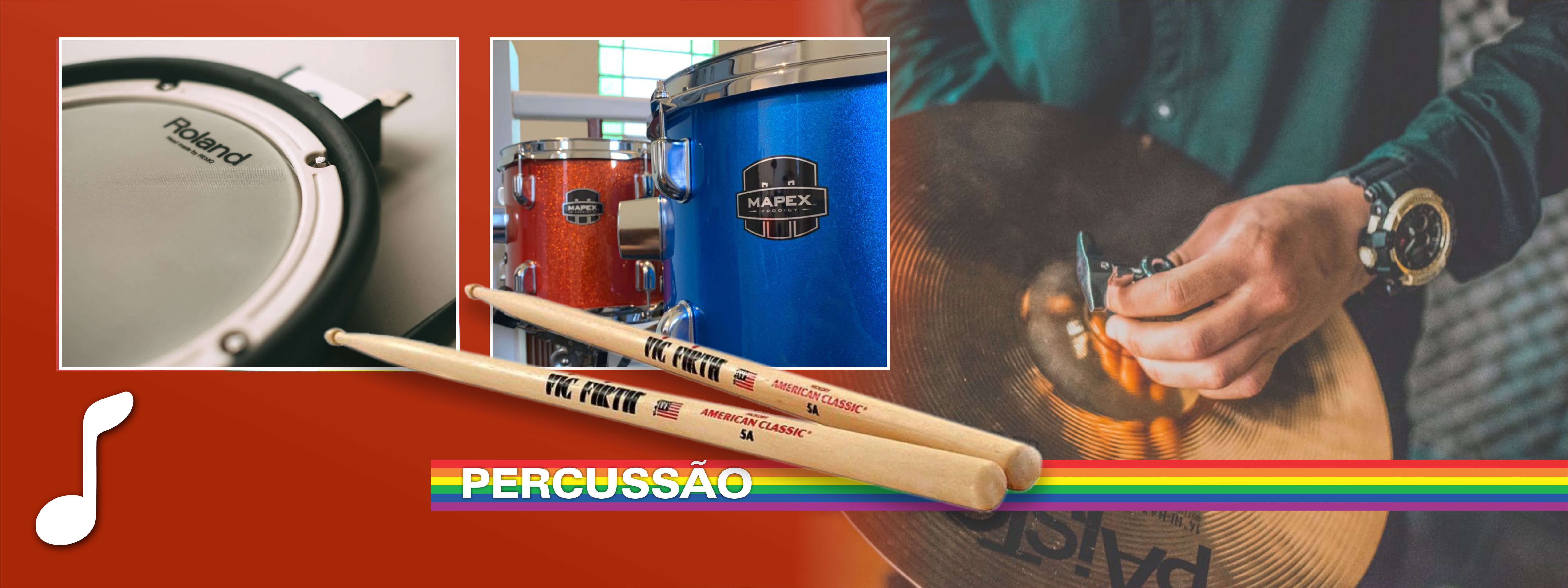 Percussão | Acessórios Musicais e instrumentos Musicais