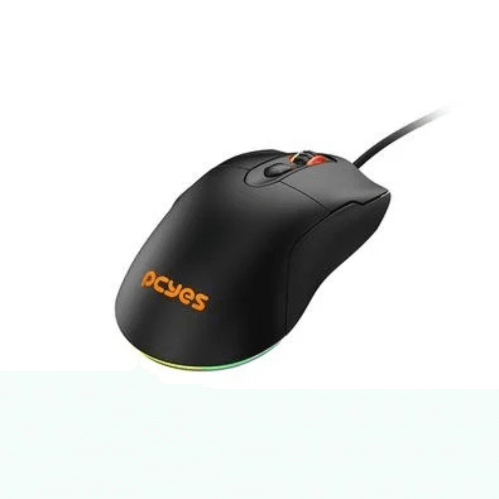 Mouse Gamer Pcyes Malus Black Vulcan, RGB, 12400 DPI, 6 Botões