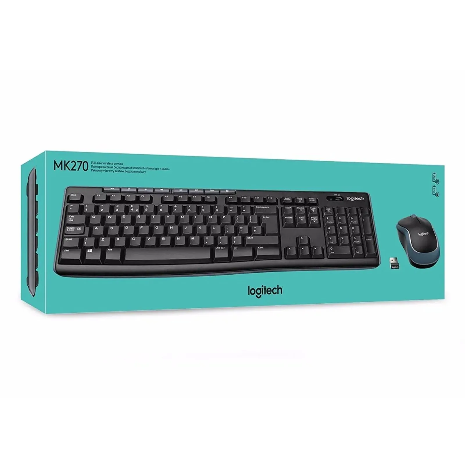 KIT TECLADO E MOUSE LOGITECH MK270