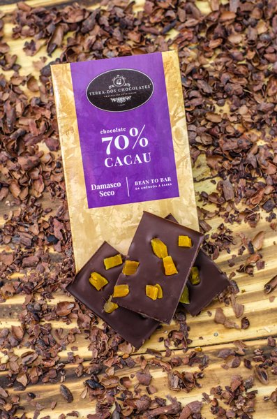 Damasco seco banhado no chocolate 70% – 1 Kg em Promoção na Americanas