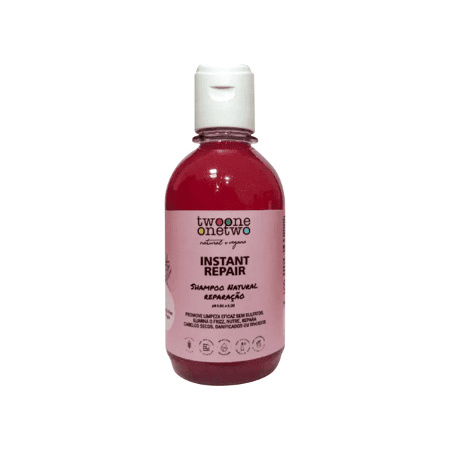 Shampoo Instant Repair Twoone Onetwo Natural Vegana