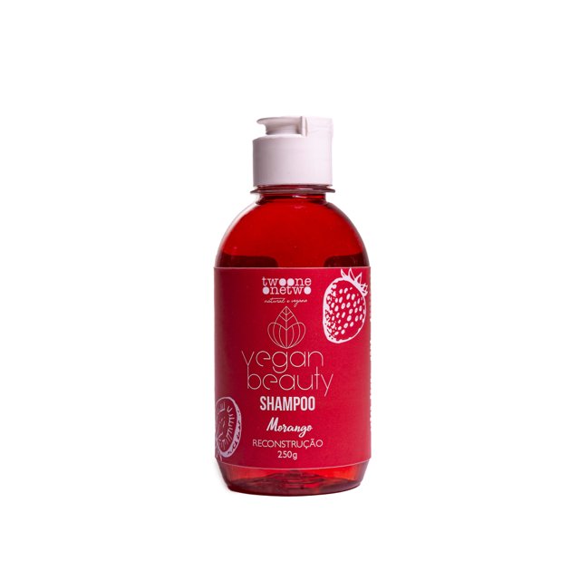 Vegan Beauty Shampoo Twoone Onetwo Morango Recontrução 250g