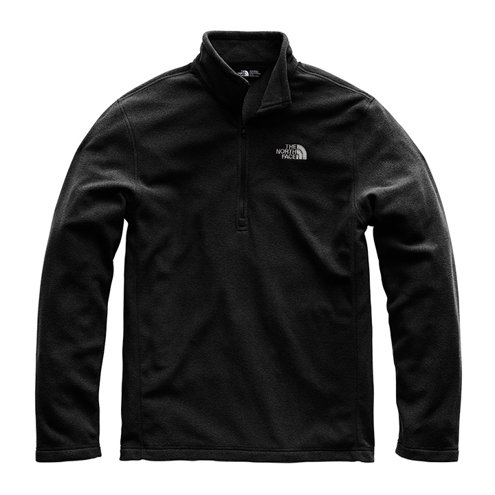fleece tka glacier full zip masculino preto