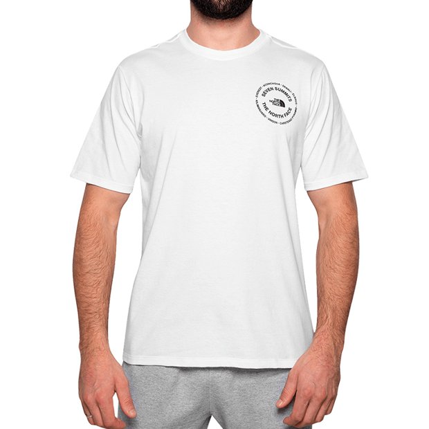 Camiseta Masculina Califórnia - The North Face - Branco - Oqvestir