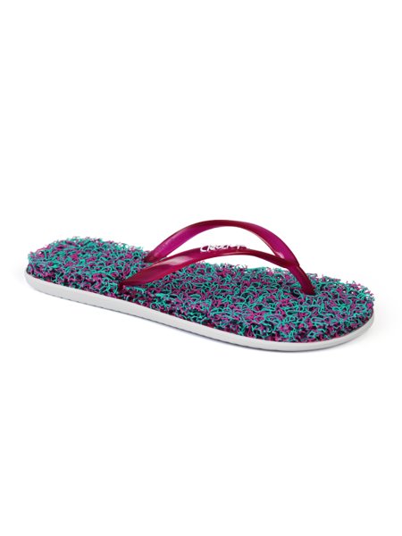 Chinelo Flat Bicolor Slim CleanUp