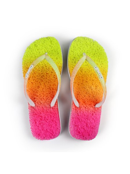 Chinelo Flat Colorful Slim CleanUp