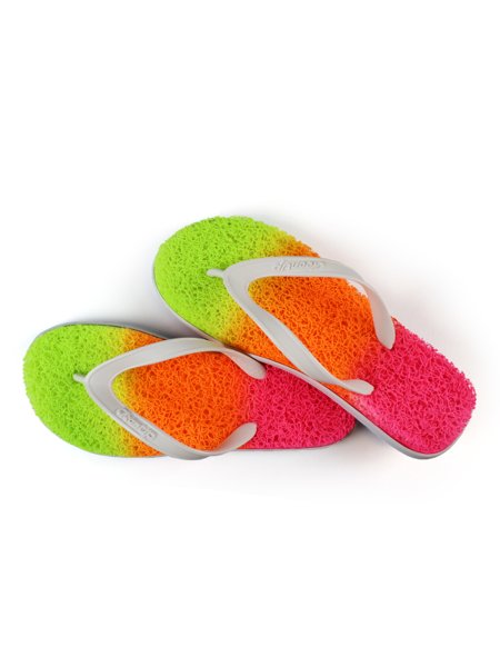 Chinelo Flat Colorful Plus CleanUp