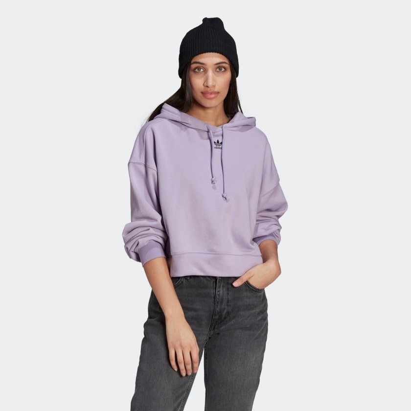 cropped adidas roxo