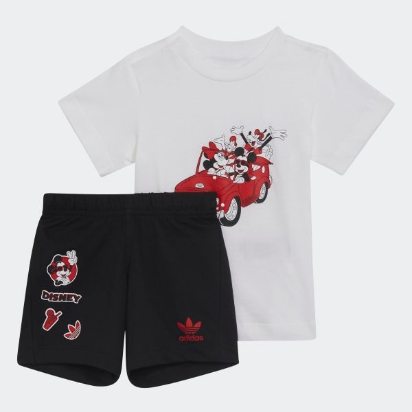 Conjunto infantil clearance adidas disney minnie