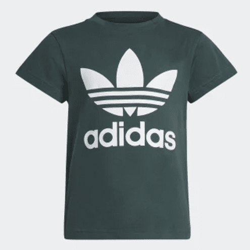 Camiseta Infantil Adidas Trefoil Infantil Branca E Rosa