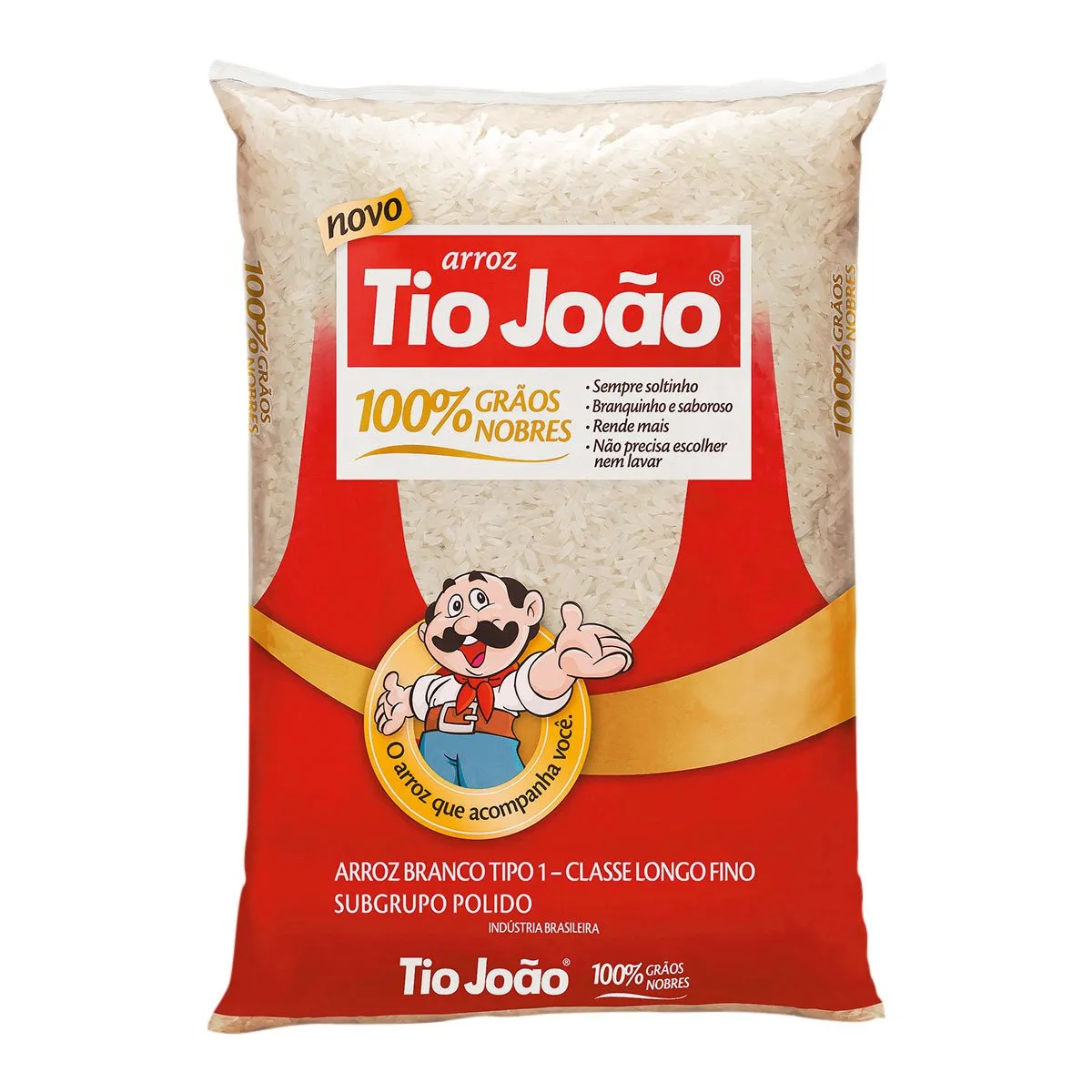 Arroz Branco Longo-fino Tipo 1 Tio João 5 Kg | Market Store