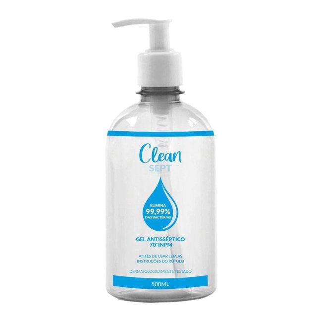 Álcool Em Gel 70% Clean Sept 500 Ml