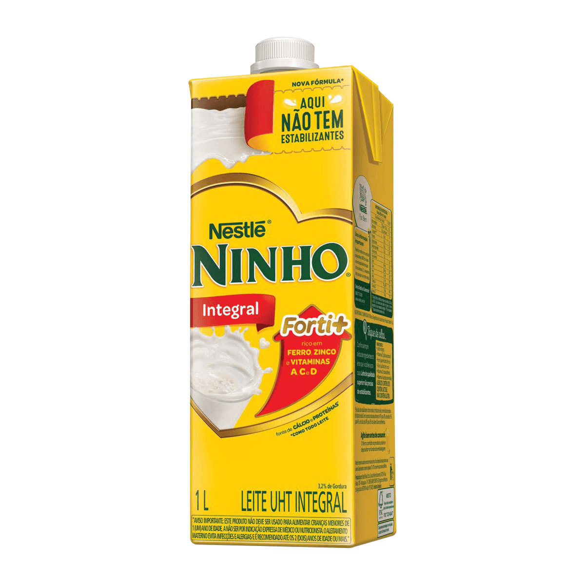 Leite Integral UHT Tipo A Nestlé Ninho 1 Litro | Dc Market