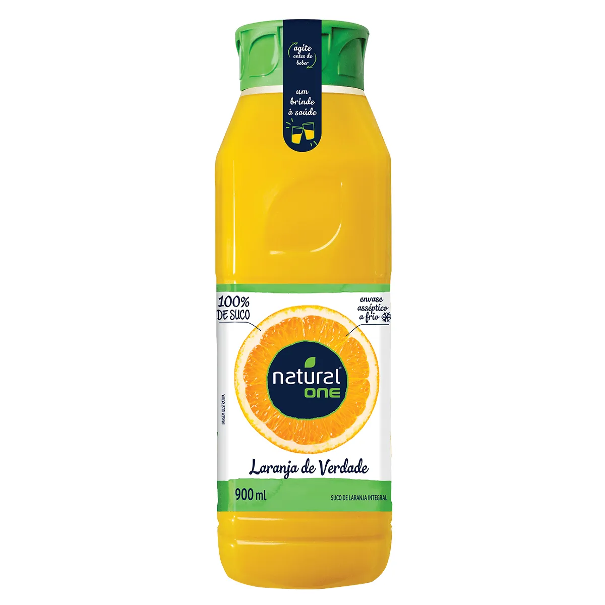 Suco de Laranja Integral Refrigerado Natural One 100% Suco 900ml ...