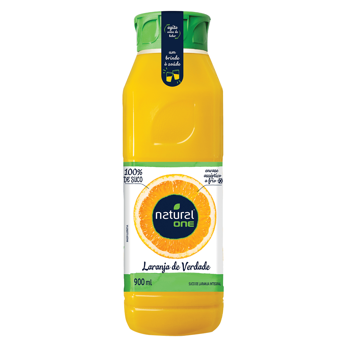 Suco de Laranja Integral Refrigerado Natural One 100% Suco 900ml ...