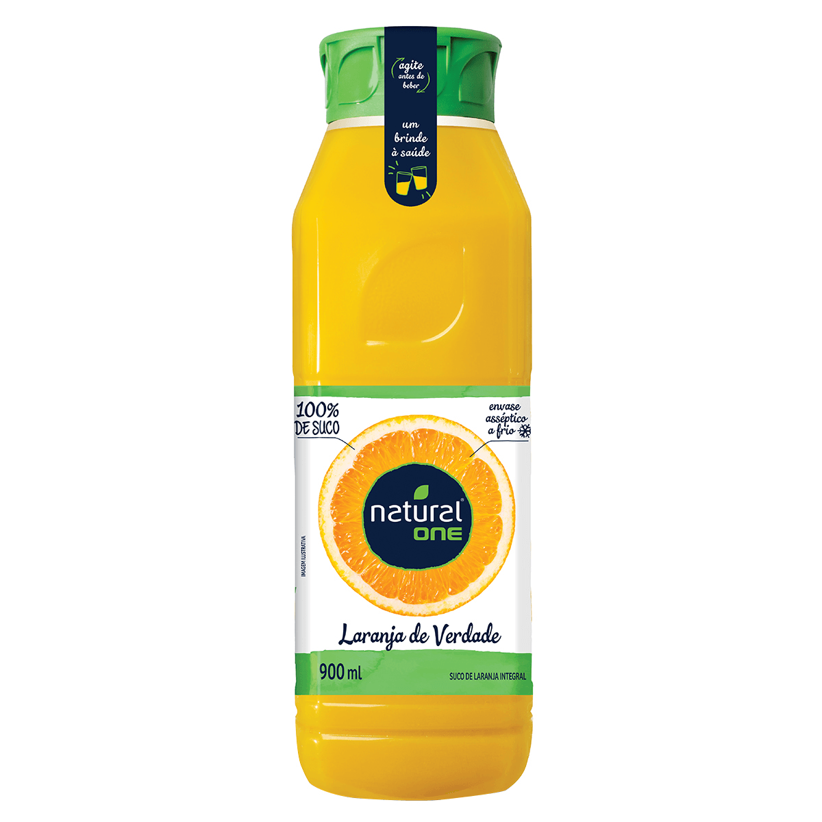 Suco de Laranja Integral Refrigerado Natural One 100% Suco 900ml ...