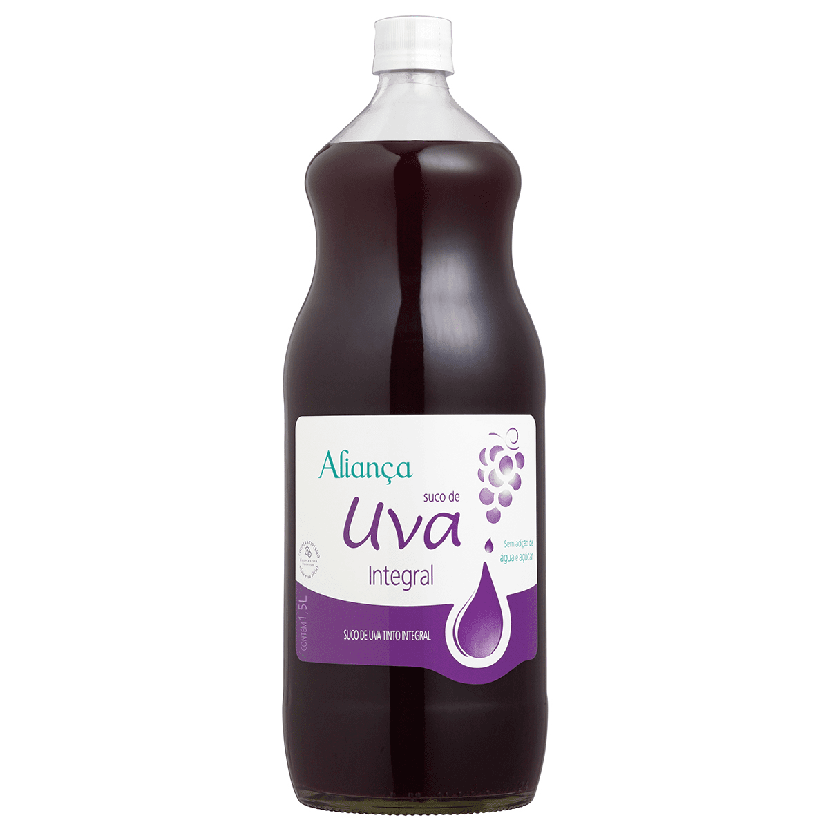 Suco de uva integral Aliança 1,5 litros