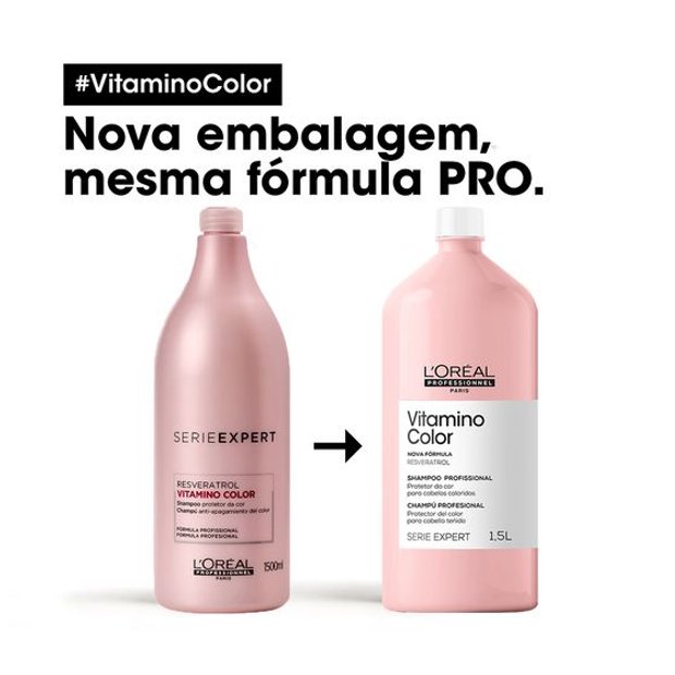 L'Oréal Professionnel Vitamino Color Shampoo 1,5L + Válvula Doce Beleza