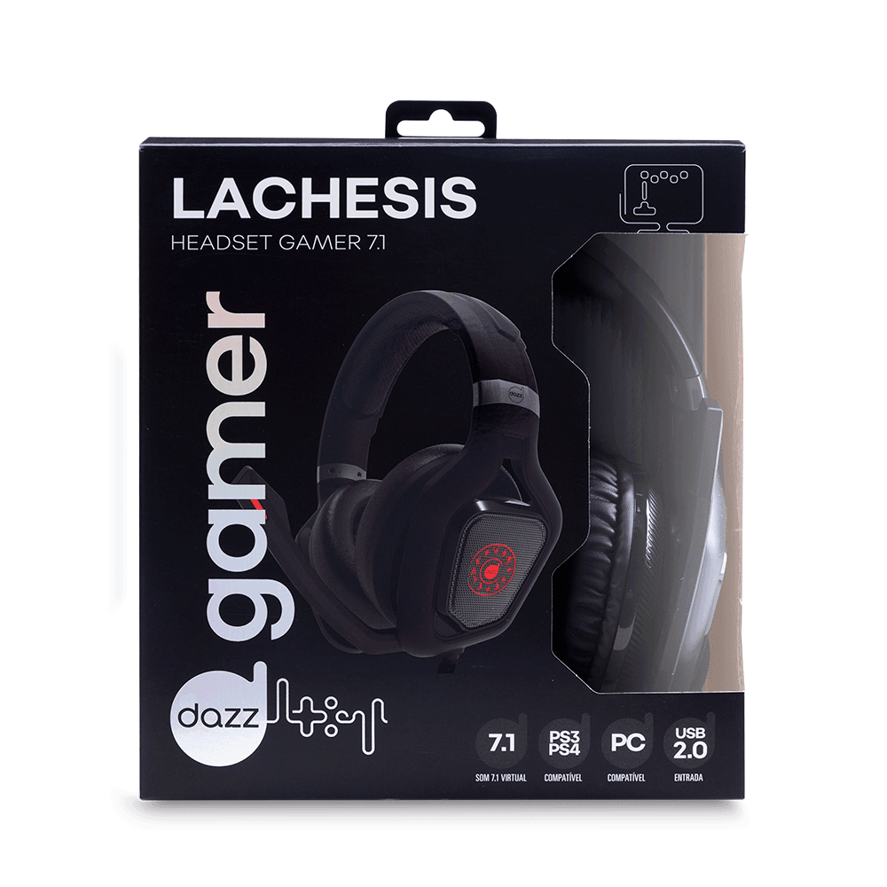 FONE DE OUVIDO HEADSET DAZZ LACHESIS DIAMOND 7.1 USB | GRUPO YMA