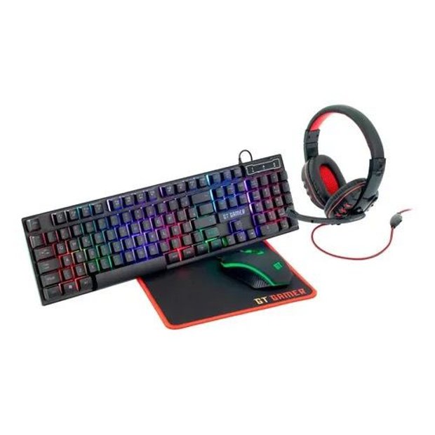 Importado Combo Gamer Kross 4 em 1