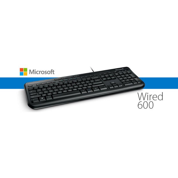 TECLADO USB MICROSOFT WIRED 600 KEYBOARD | GRUPO YMA