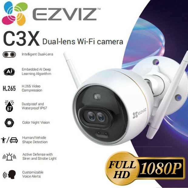 CAMERA WIFI EZVIZ C3X 1080P | GRUPO YMA