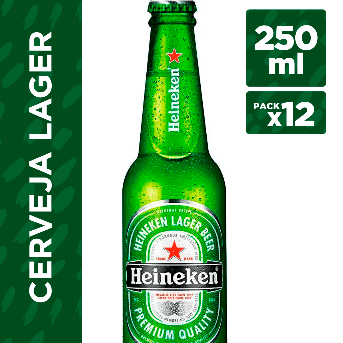 CERVEJA HEINEKEN LONG NECK 250ML GRUPO YMA cerveja-heineken-long-neck-250ml-grupo-yma
