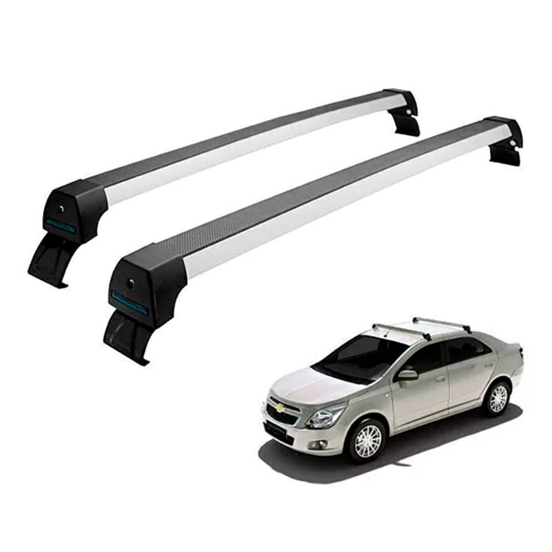Prata Rack RACK LONG LIFE SPORT ALUM. PRATA P/ CHEVROLET COBALT - 4 PORTAS (ACb ...