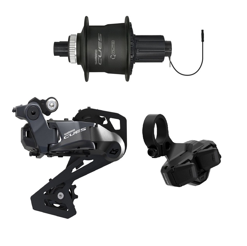 KIT SHIMANO CUES Q'AUTO CUBO DINAMO, ALAVANCA, CAMBIO | Pedalokos