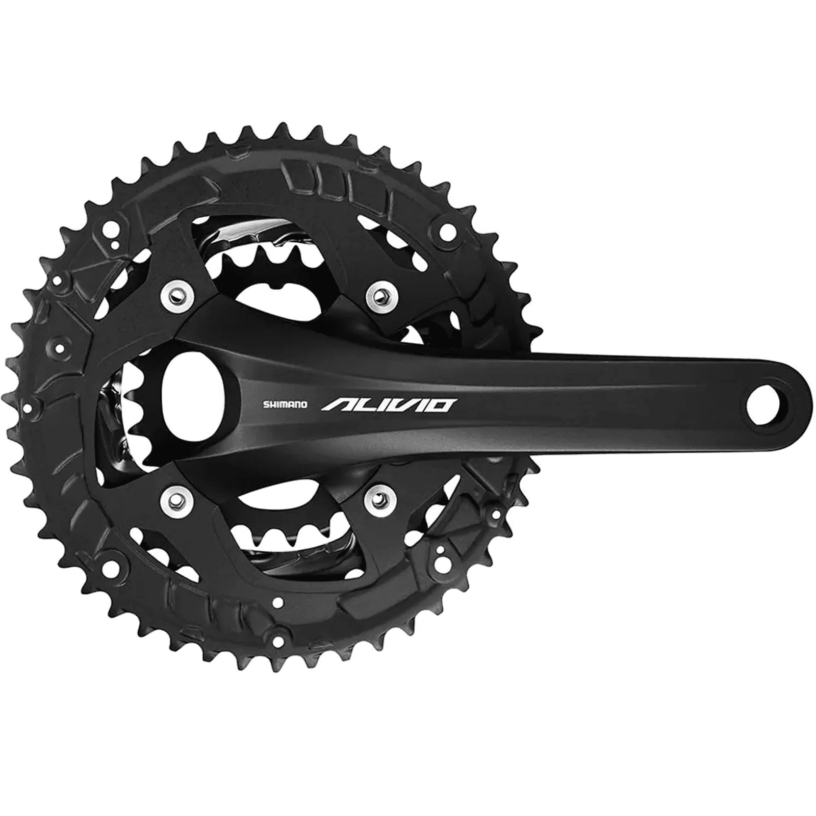 PEDIVELA SHIMANO ALIVIO 9V T4060 HOLLOWTEC 26/36/48 S/ CAIXA