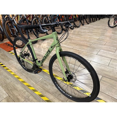 BICICLETA 700 ABSOLUTE ALL ROAD HIBRIDA 2X9V VERDE TAM S