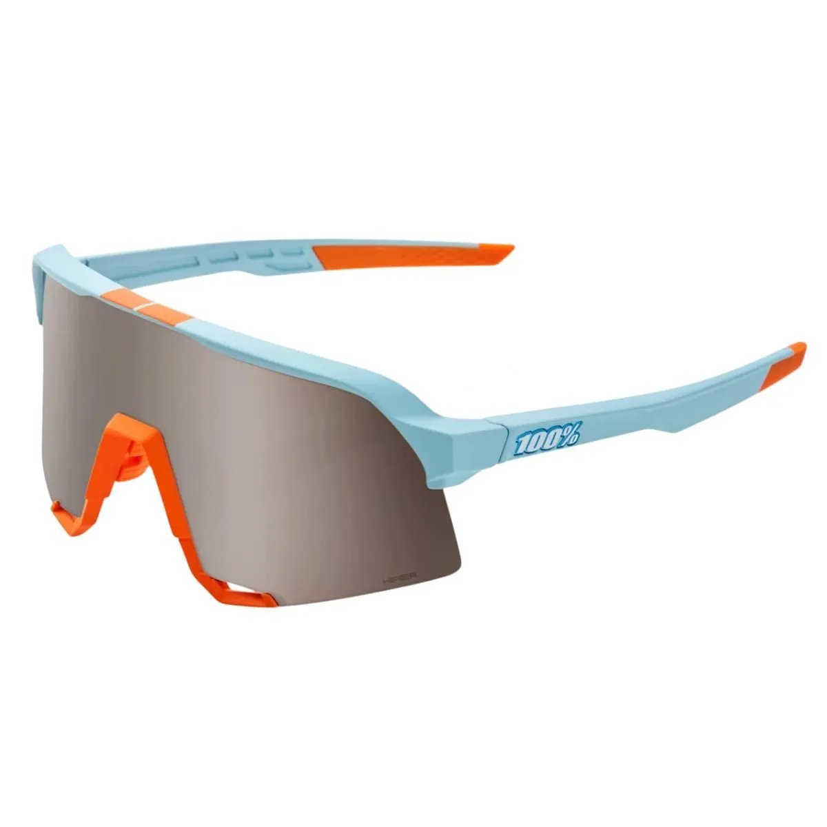 ＊正規品＊新品 100% S3 Soft Tact Two Tone サングラス OCULOS 100% S3 - SOFT TACT TWO TONE- HIPER SILVER MIRROR LENS