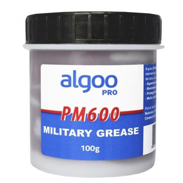 GRAXA ALGOO PRO PM600 MILITAR P/ CUBOS (100 GRAMAS)