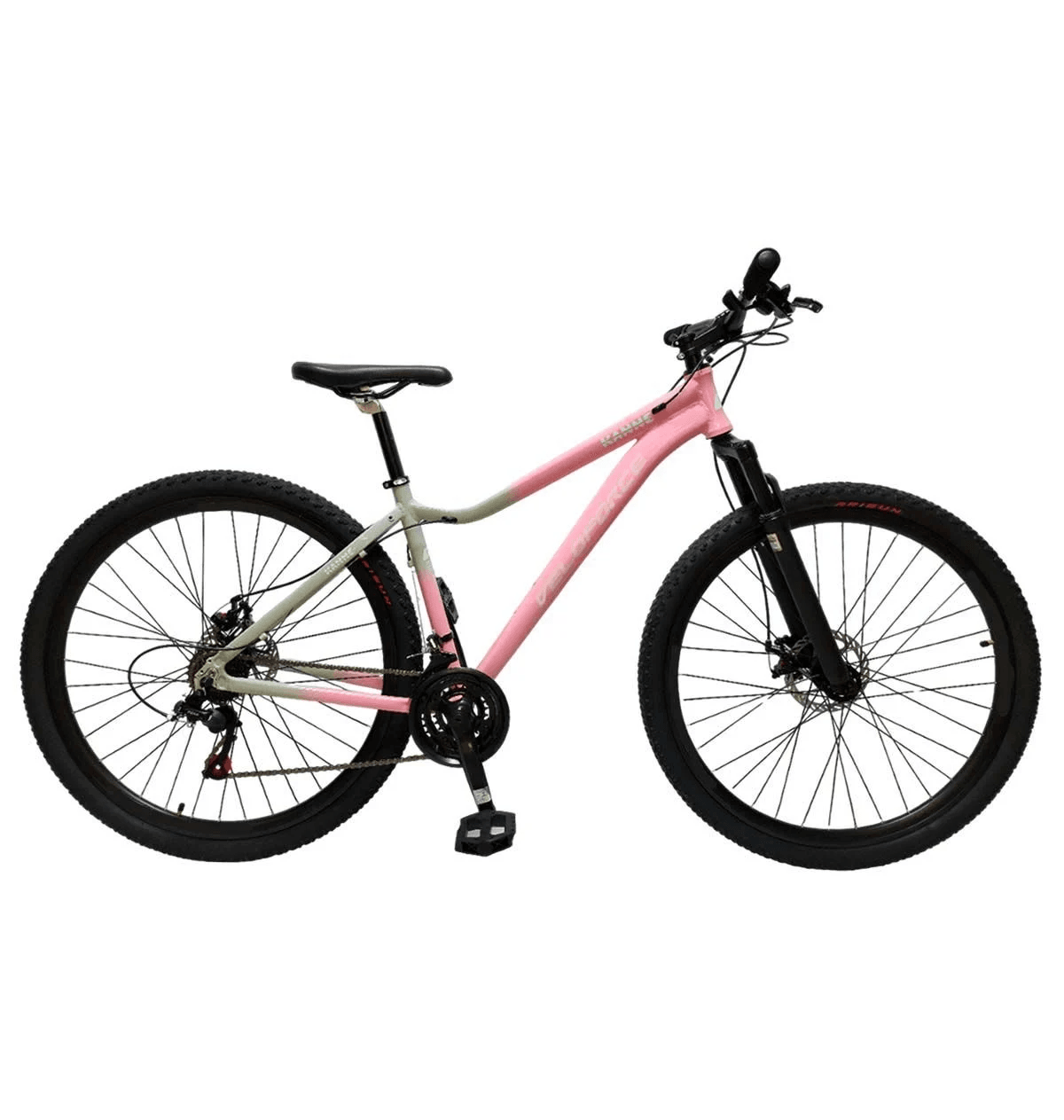 BICICLETA 29 VELOFORCE KENNE BICOLOR CINZA/ROSA - T15