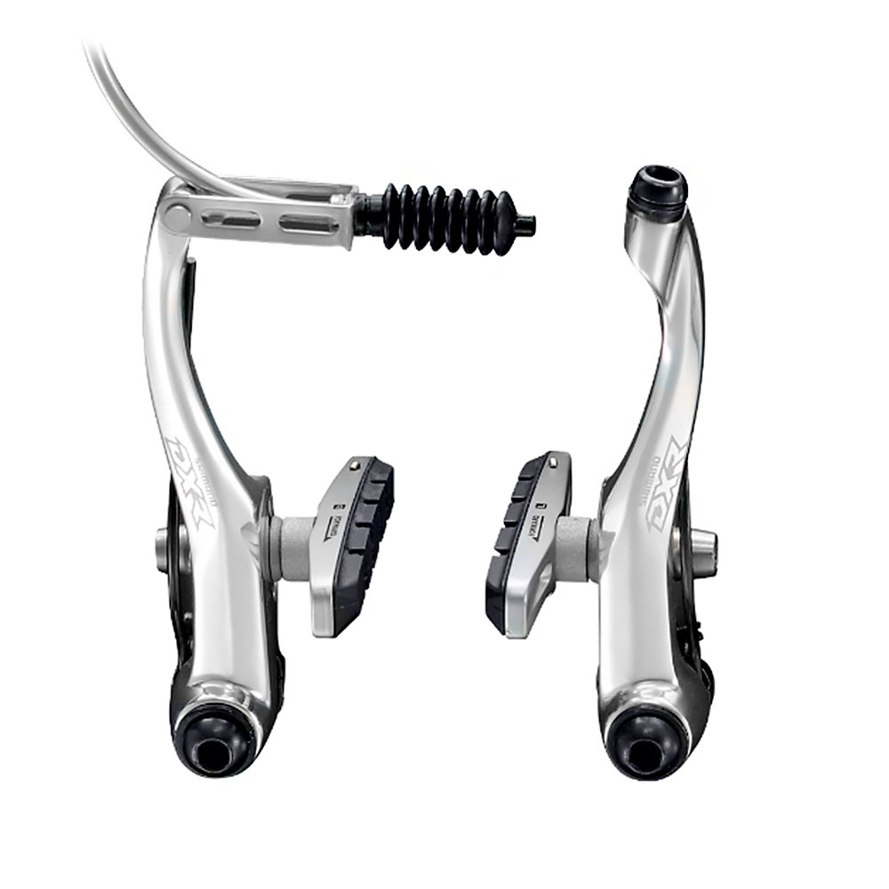 FREIO SHIMANO V-BRAKE TRASEIRO DXR MX70 - PRATA | Pedalokos Bike Shop