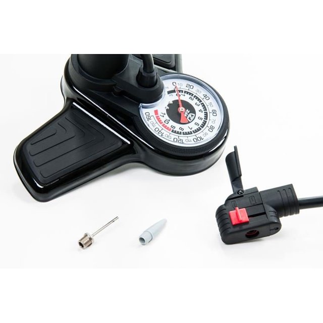 Pompa Per Bicicletta Zefal Profil Max FP20 - Interruttore Presta/Schrader, Base Acciaio, Fino A 9 Bar/130 Psi - Foto 3