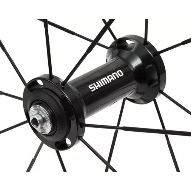 CUBO DE RODA SHIMANO WH-RS81-C35 DIANTEIRO (USADO S/ BLOCAGEM)