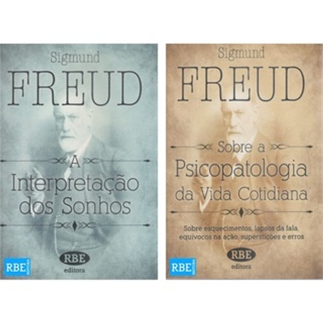 KIT C/ 2 LIVROS FREUD - A INTERPRETAÇÃO DOS SONHOS + SOBRE A ...