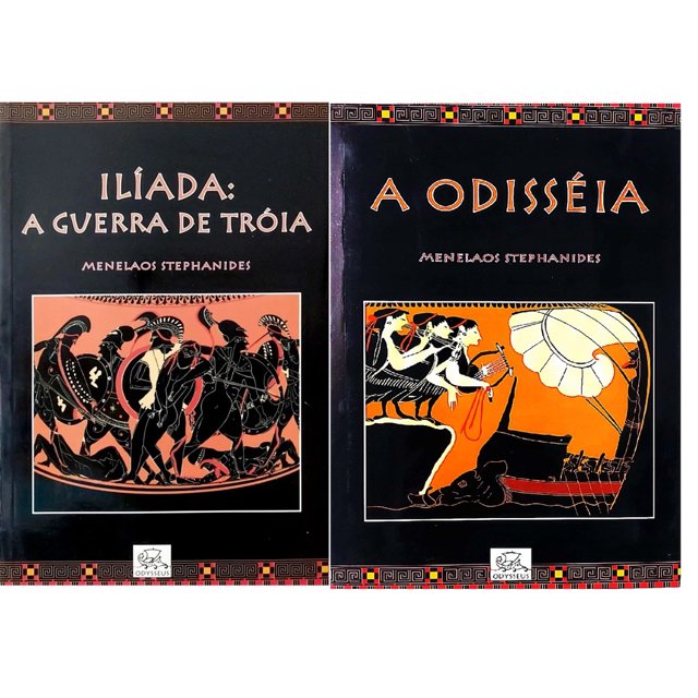 Tal Stephanides KIT C/ 2 LIVROS ILÍADA + A ODISSÉIA - OBRA COMPLETA - MENELAOS ...