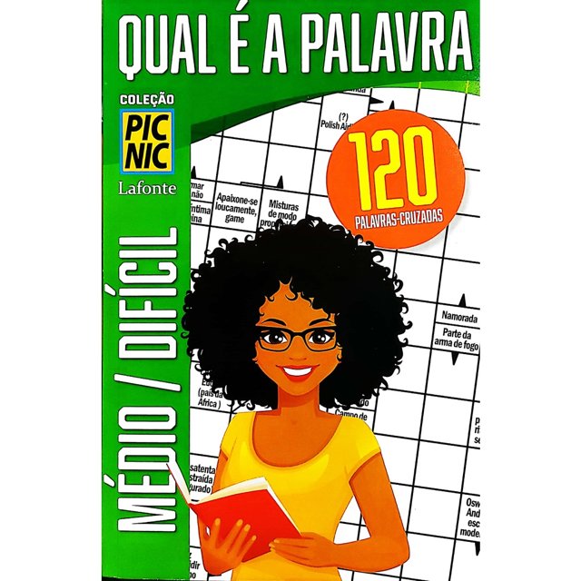 Livro De Passatempos Caça Palavras Fácil Médio E Difícil