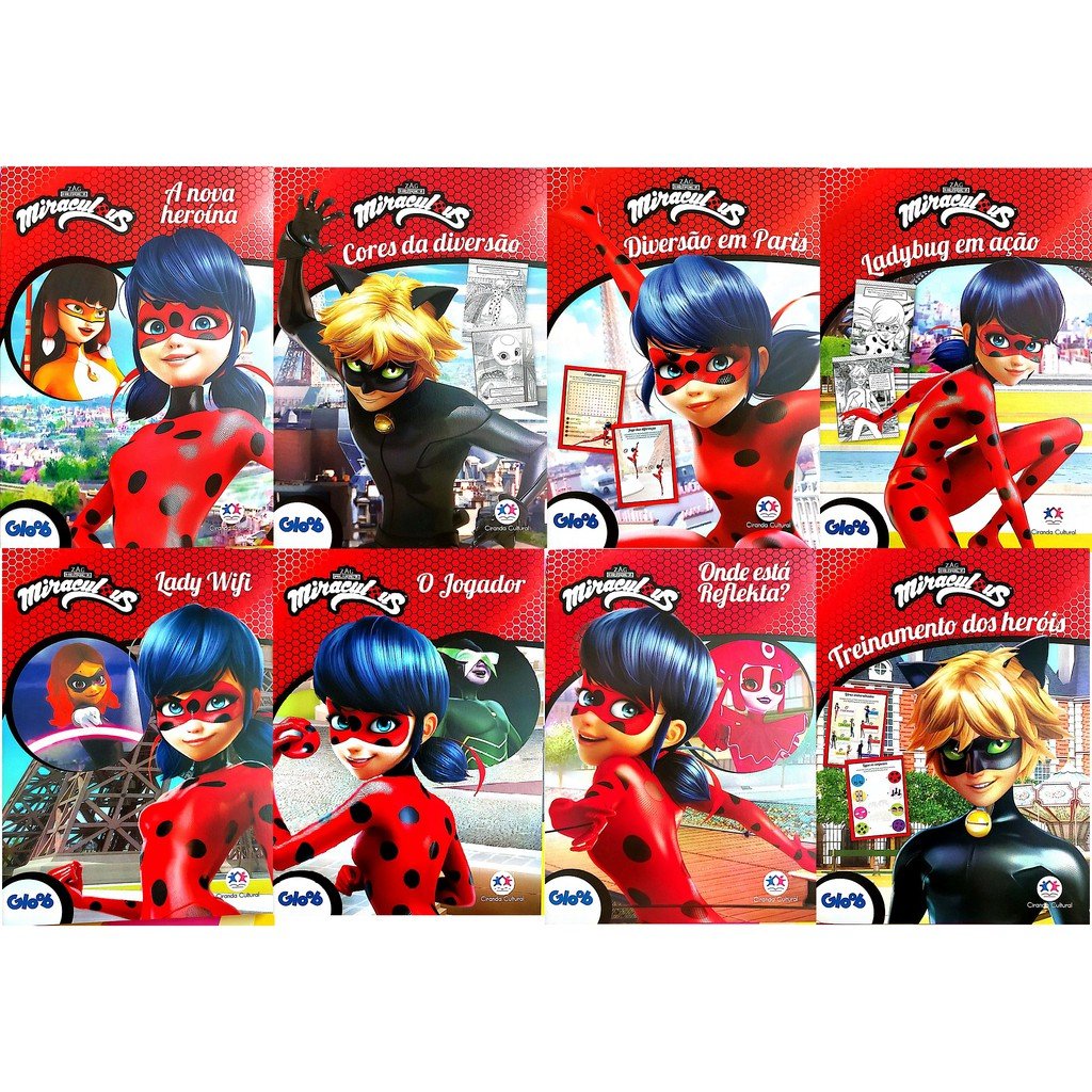 Miraculous: As Aventuras de Ladybug: Supera Todos os Desafios com os Teus  Super-heróis! Jogos e Atividades - Penguin Livros