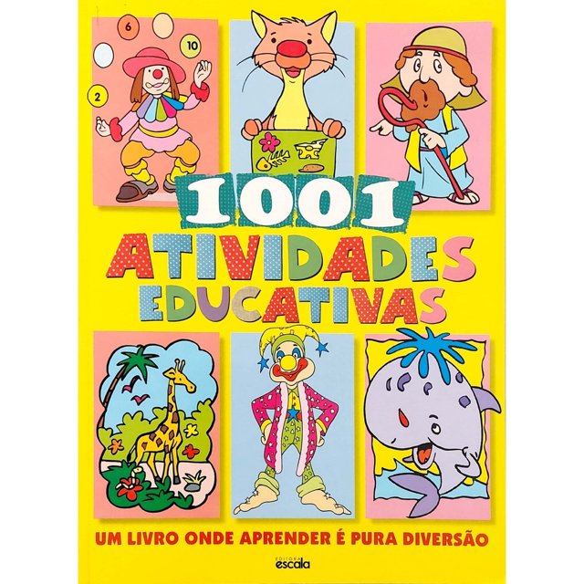 Livro 1001 Atividades Educativas Infantil | TEM DE TUDO GUARULHOS